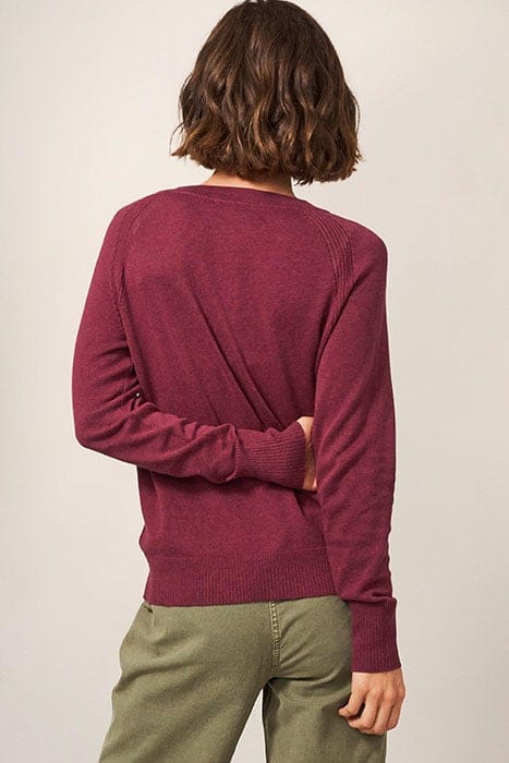 LULU CARDI BRIGHT PINK 2