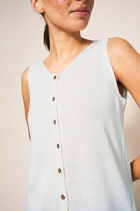 DAISY KNITTED VEST LIGHT NATURAL 3