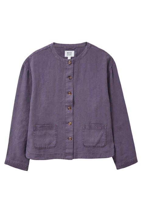 CARRIE DENIM JACKET DUSTY PURPLE 4