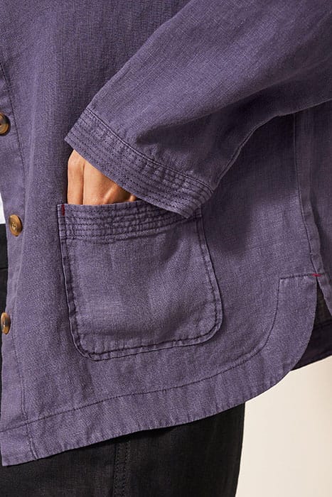 CARRIE DENIM JACKET DUSTY PURPLE 3