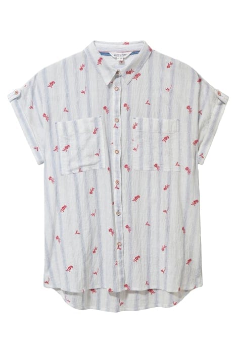 ELLA EMBROIDERED COTTON SHIRT WHITE 3