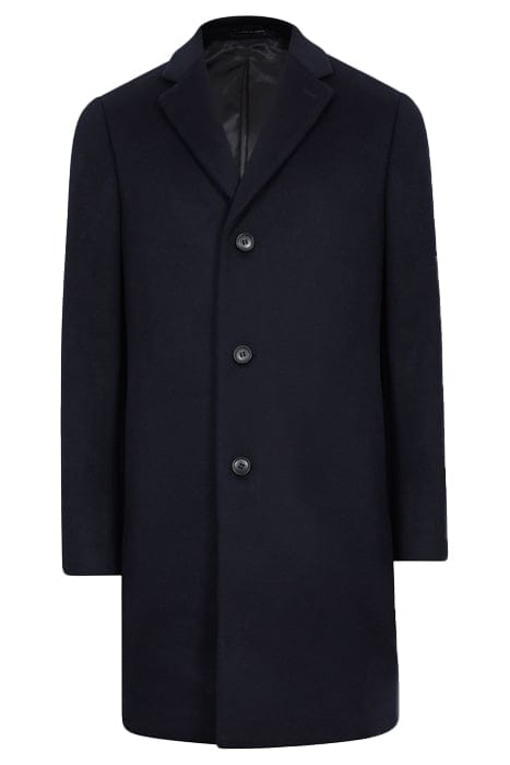 GABLE SINGLE BREASTED COAT — NAVY 7