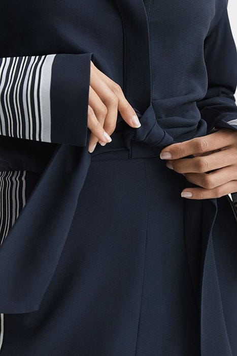 ARABELLA SHIRT DRESS — NAVY 6