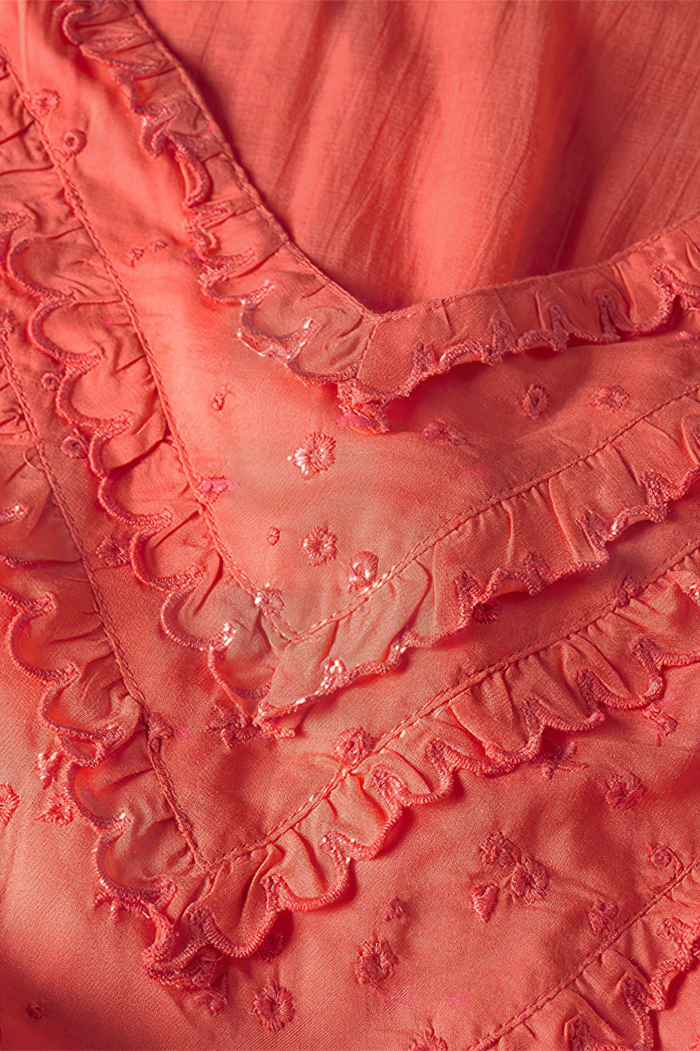CRISSY DRESS HOT CORAL 4