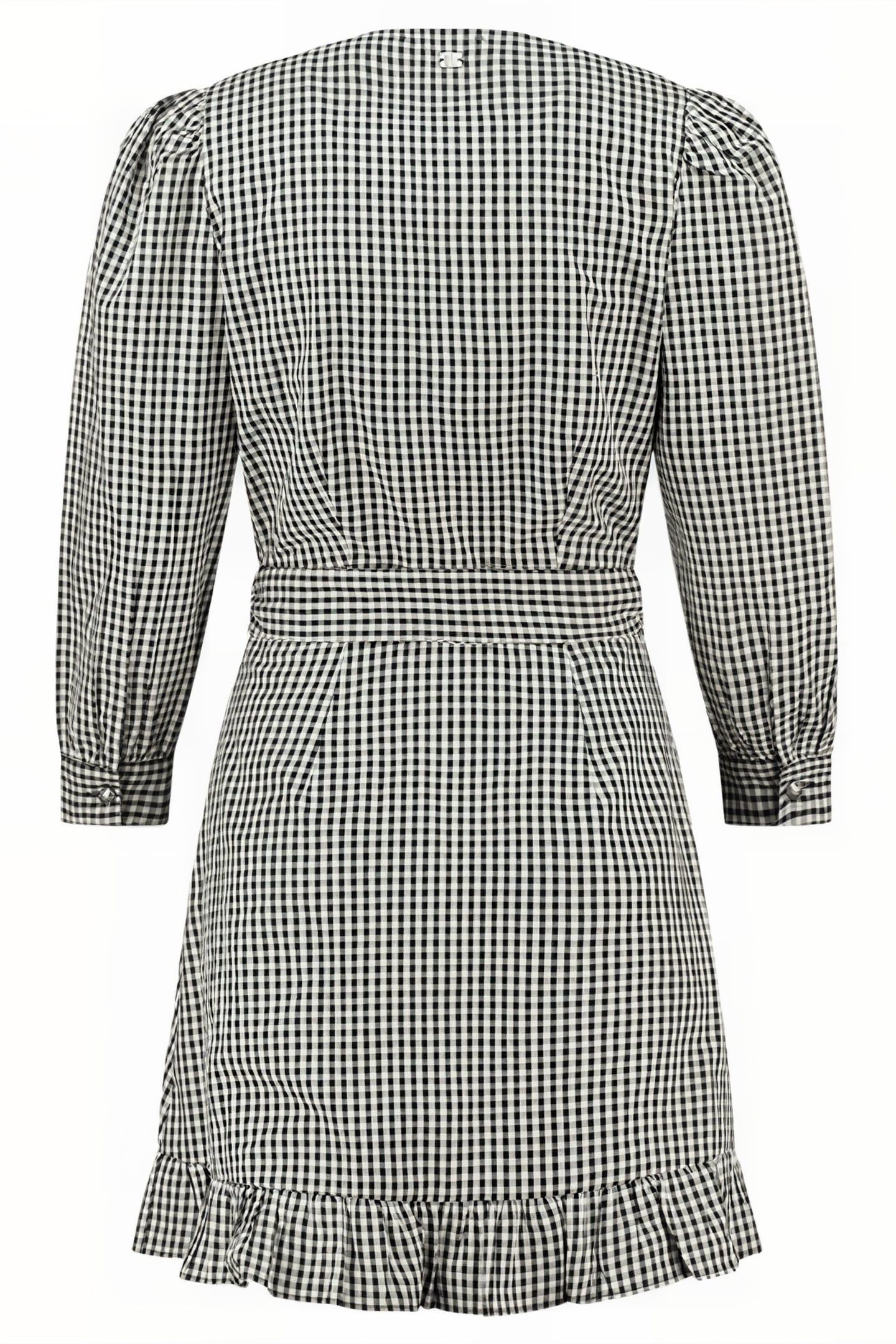 REE CHECK DRESS BLACK/WHITE 4