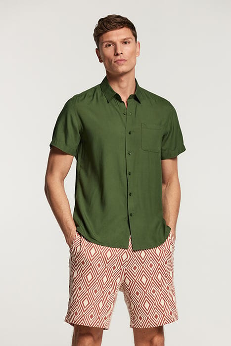 MEN INTARSIA SHORTS CHUTNEY BROWN 4