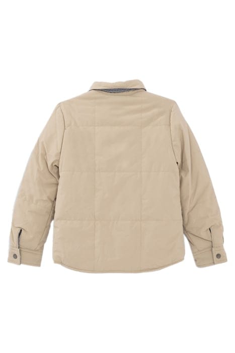BOYS’ BEIGE/VICHY CHECK REVERSIBLE JACKET 2