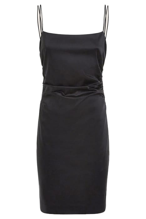 MARCIANO BY GUESS ERMINA SATEEN DRESS JET BLACK 9
