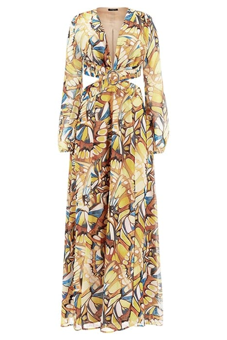 MARCIANO BY GUESS GOLDEN WING MAXI DRE GOLDEN WING PRINT 9