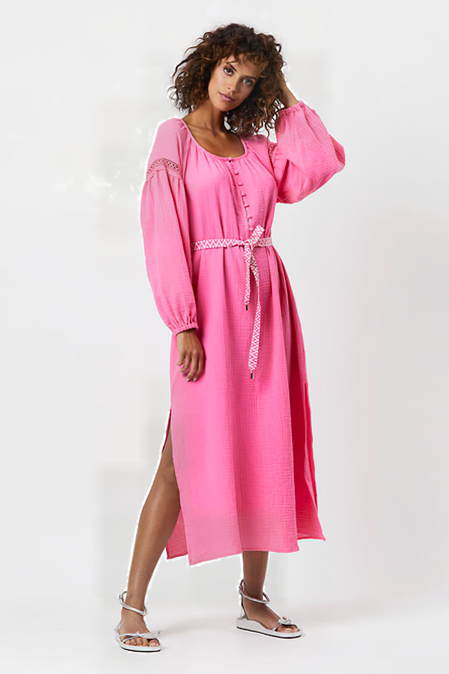 D6CHELSEY MAXI DRESS PINK GLOW 1