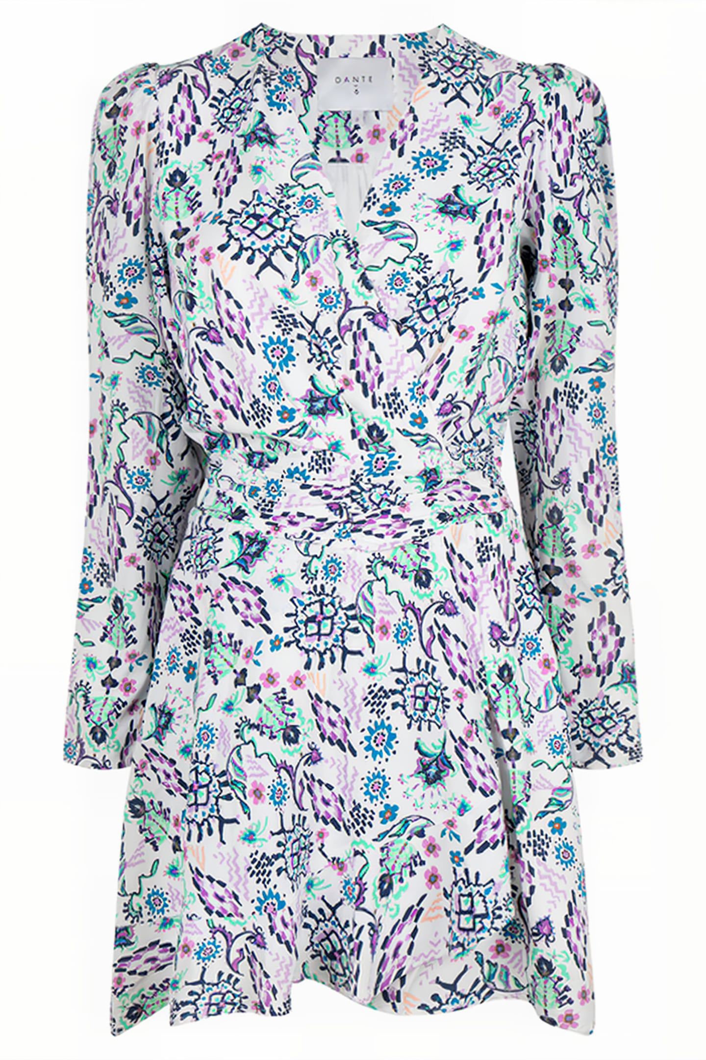 D6KEONI PRINTED MINI DRESS MULTICOLOUR 1