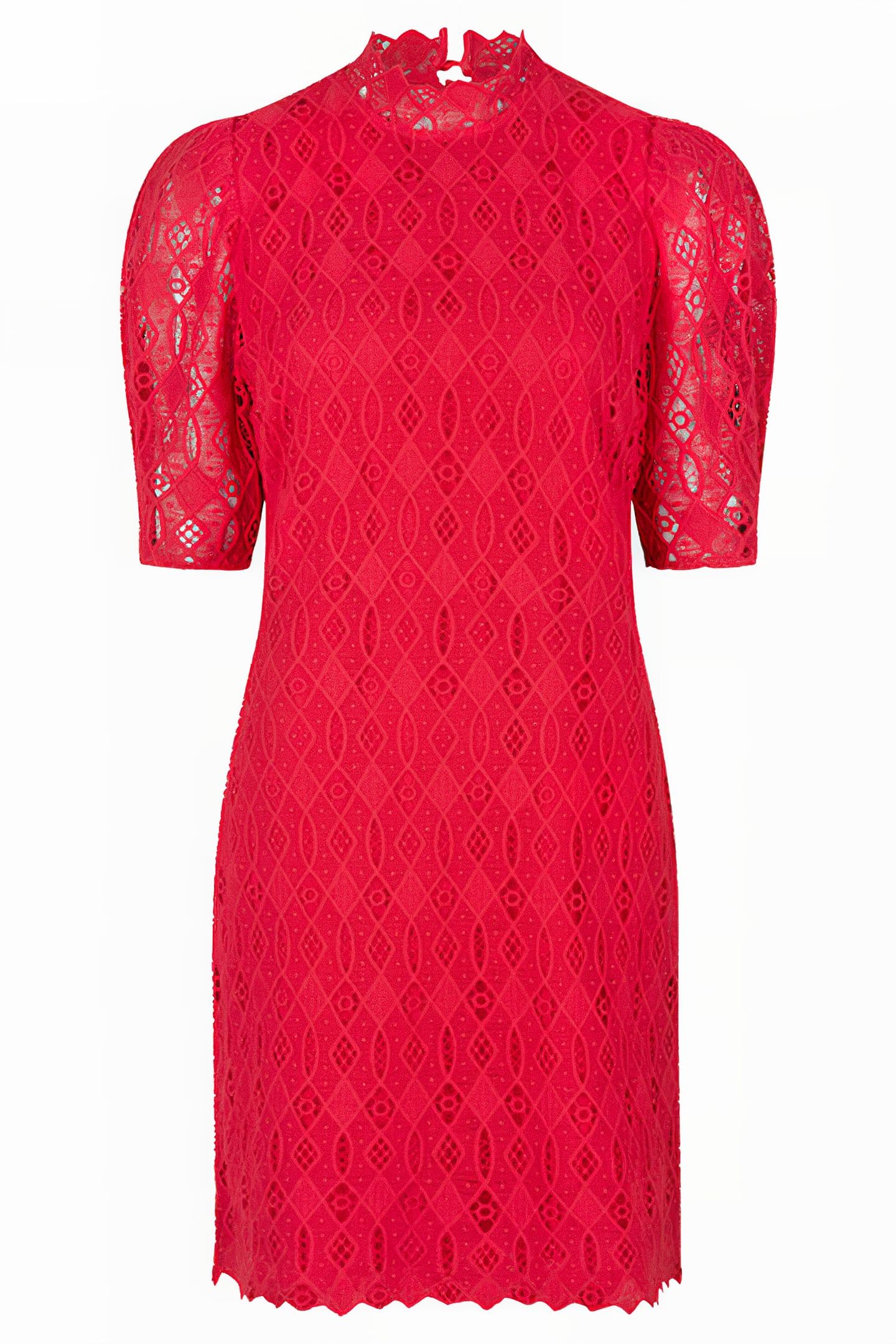 D6MARLEY LACE DRESS RUBY GRAPEFRUIT 7