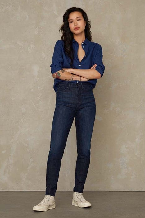 CHRISTINA HIGH GORBI BLUE WORN 2
