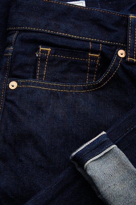 CAROLINE CROPPED SELVAGE CLEAN QUARZO ORGANIC RINSE 4