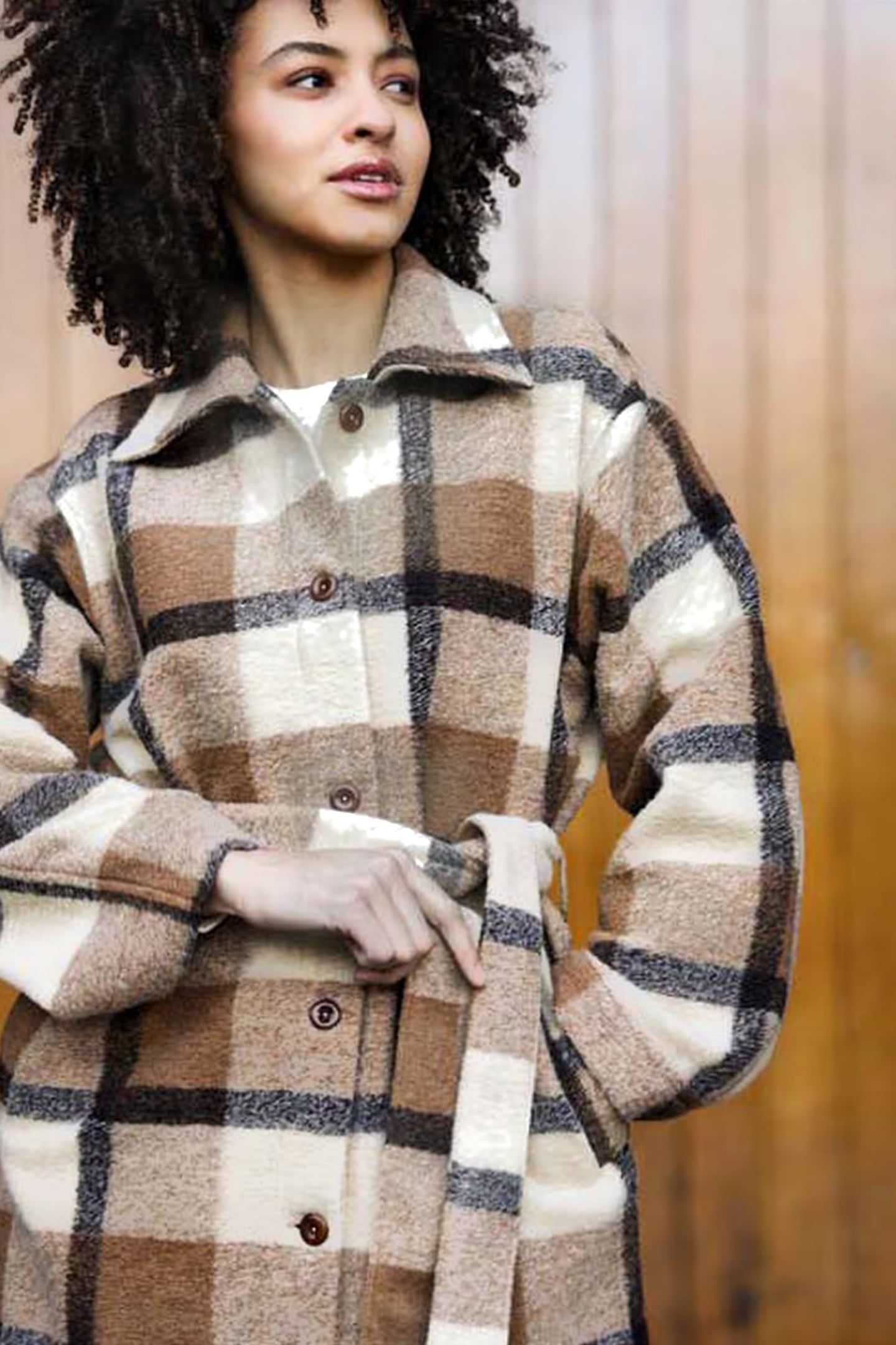 ISOLDE BEIGE CHECK 7