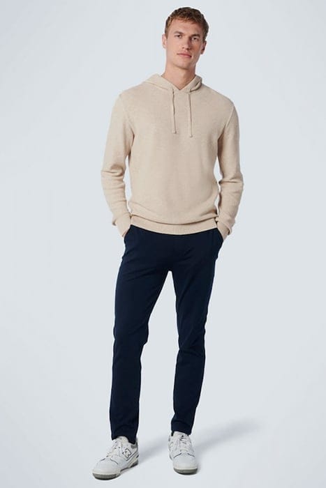 PULLOVER HOODED JACQUARD SAND MELANGE 3