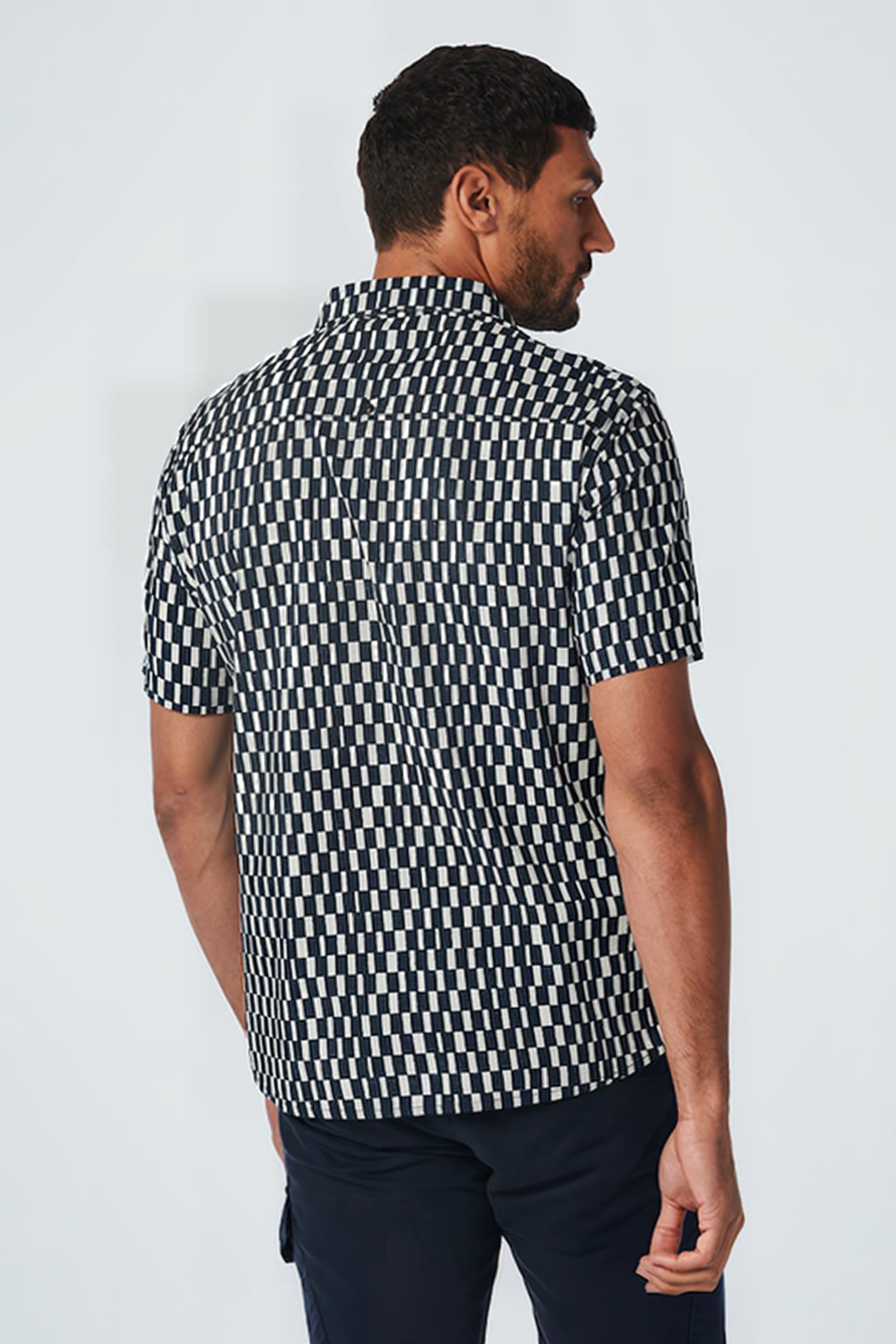 SHIRT SHORT SLEEVE RESORT COLLAR ALLOVER PRINTED NIGHT 2