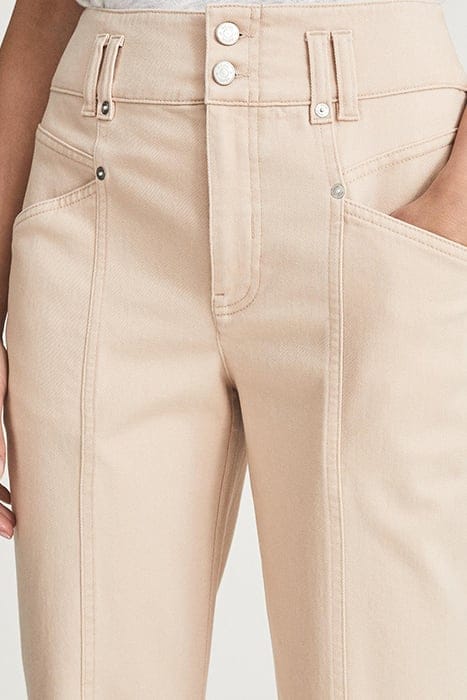 BAXTER PINK STRAIGHT PANTS — TAPERED FIT 5
