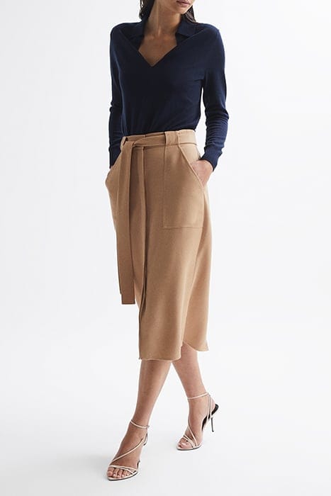 DANI MIDI SKIRT — THE MODEL IS WEARING A SIZE 8 5