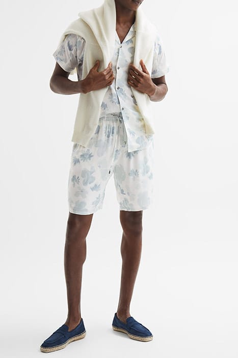 MICAH SHORTS — LIGHT GREY MULT 5