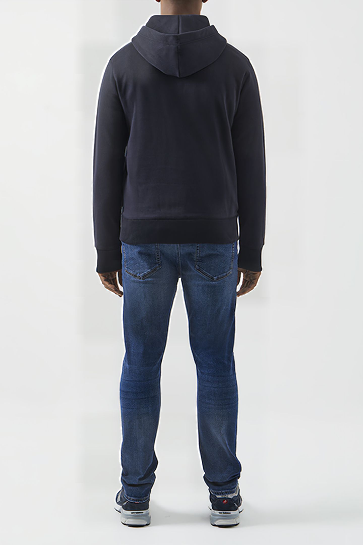 OVERHEAD SWEAT HOODIE DARK NAVY 2