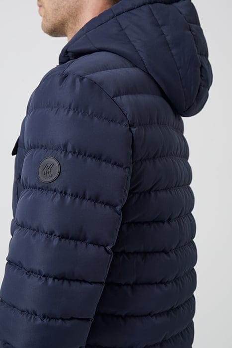 ROW HOODED PUFFER JACKET DARK NAVY 4