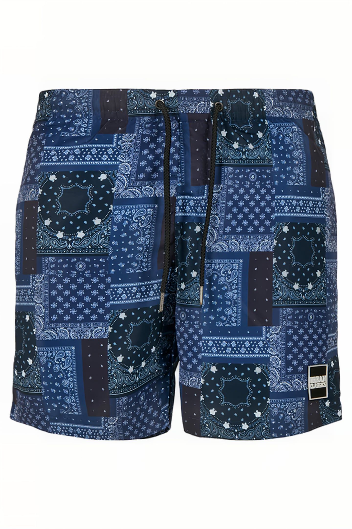 PATTERN SWIM SHORTS NAVY BANDANA AOP 4