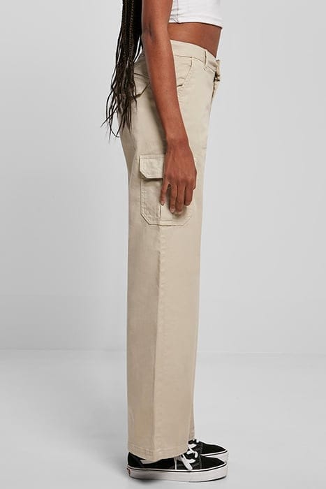 LADIES HIGH WAIST STRAIGHT CARGO PANTS SOFTSEAGRASS 9