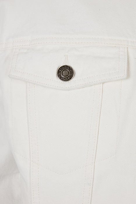 LADIES OVERSIZED SHERPA DENIM JACKET OFFWHITE RAW 10