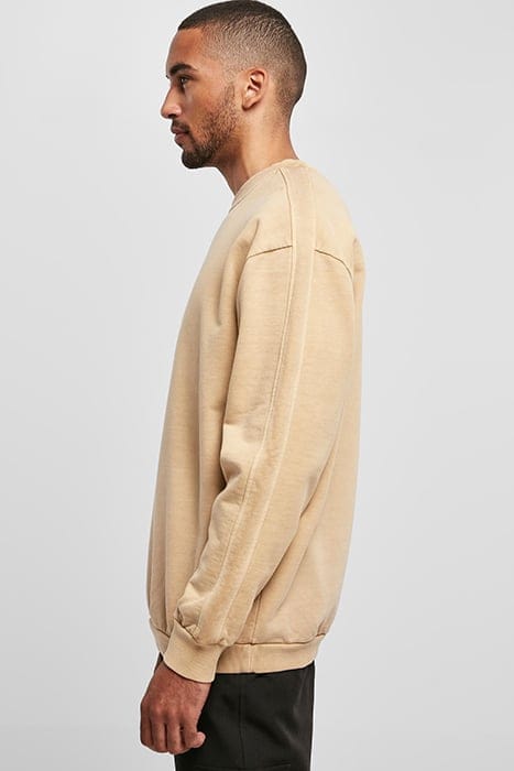 HEAVY TERRY GARMENT DYE CREW UNIONBEIGE 6