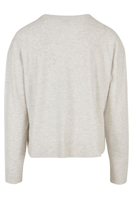 ECO MIX BOXY CARDIGAN LIGHTGREY 5