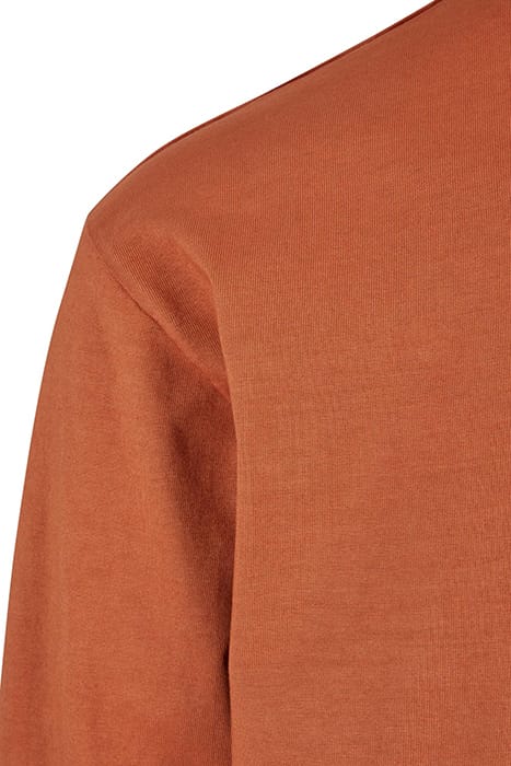 HEAVY OVERSIZED GARMENT DYE LONGSLEEVE TERRACOTTA 9