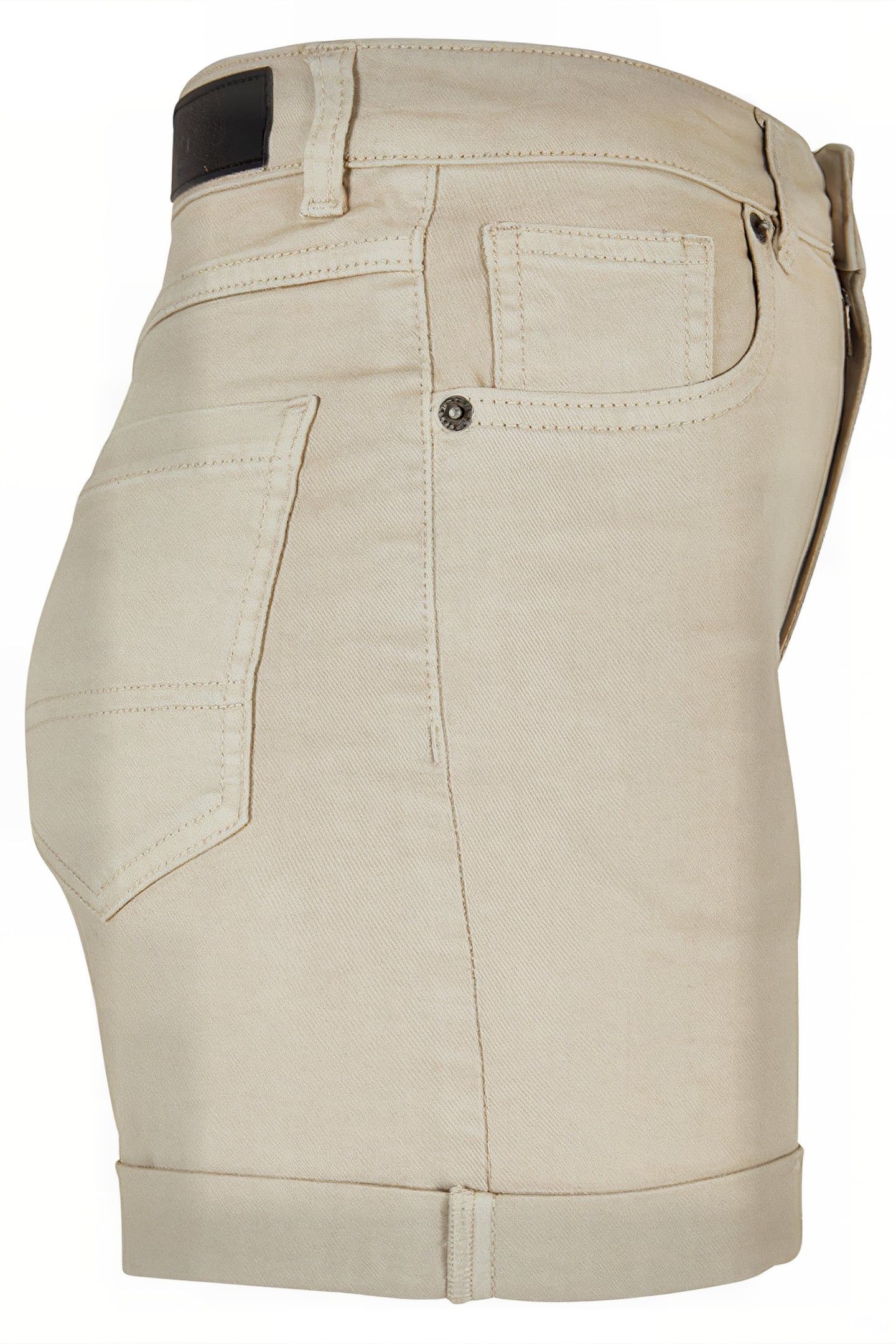LADIES COLORED STRECH DENIM SHORTS SOFTSEAGRASS 6