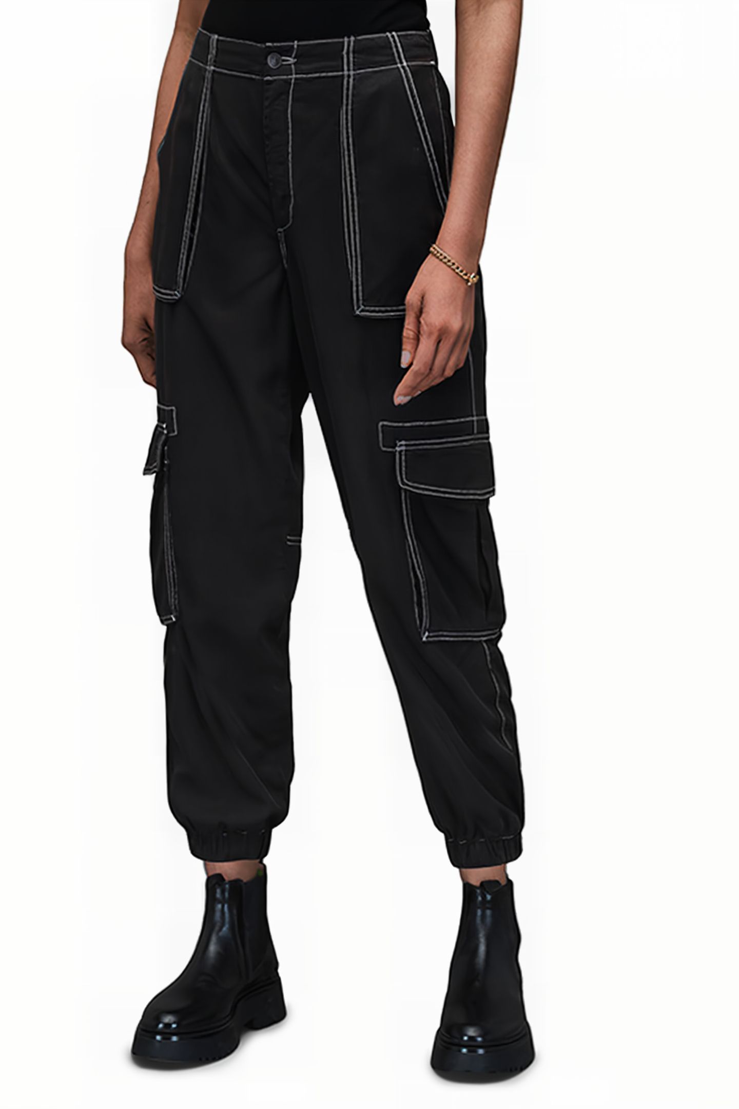 FRIEDA STITCH TROUSE BLACK 4