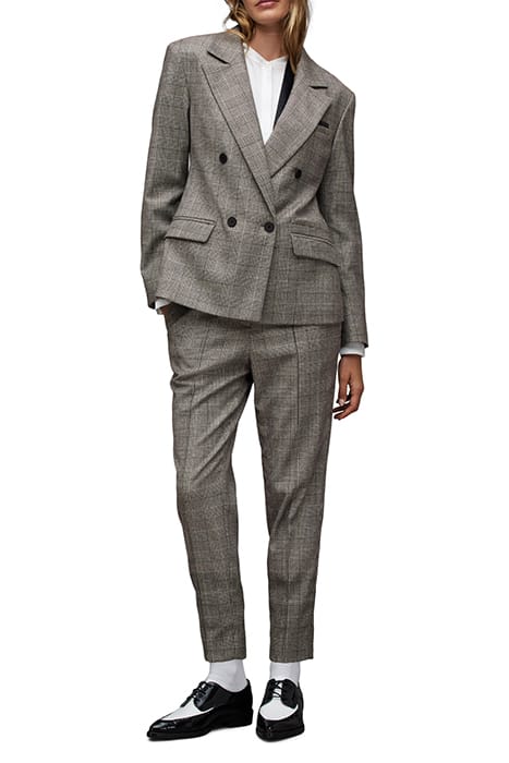 BEA CHECK BLAZER GREY 3