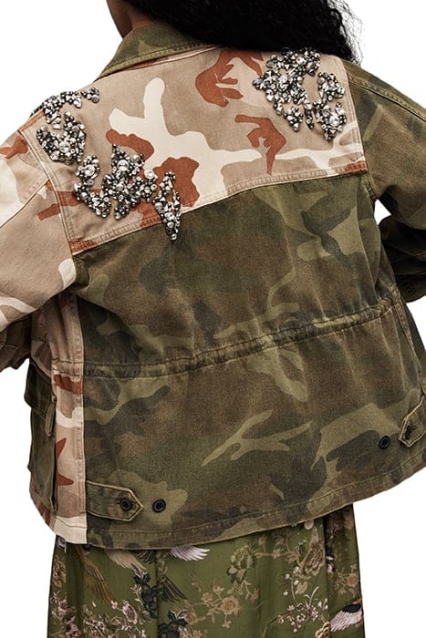 FINCH EMB JACKET CAMO GREEN 6