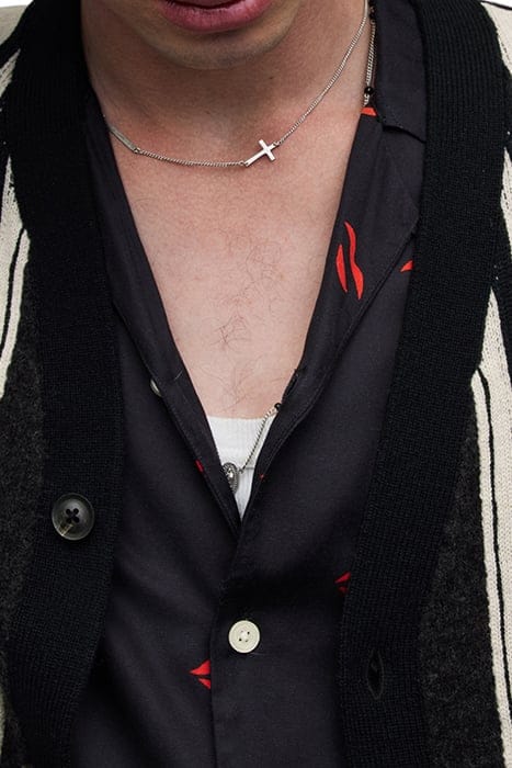 BERKLEY CARDIGAN CINDER BLACK MARL 7