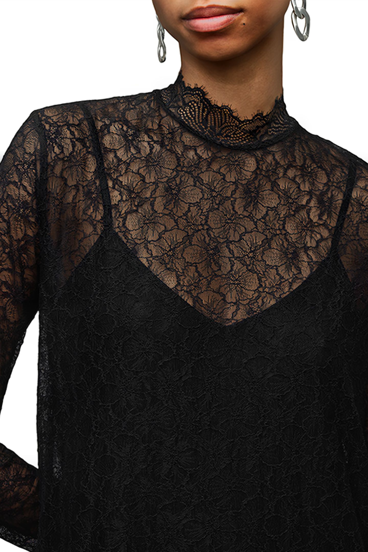 KATLYN LACE DRESS BLACK 5