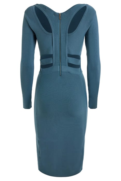 MARCIANO BY GUESS ARIA SWEATER DRESS BLUE TOPAZ 2