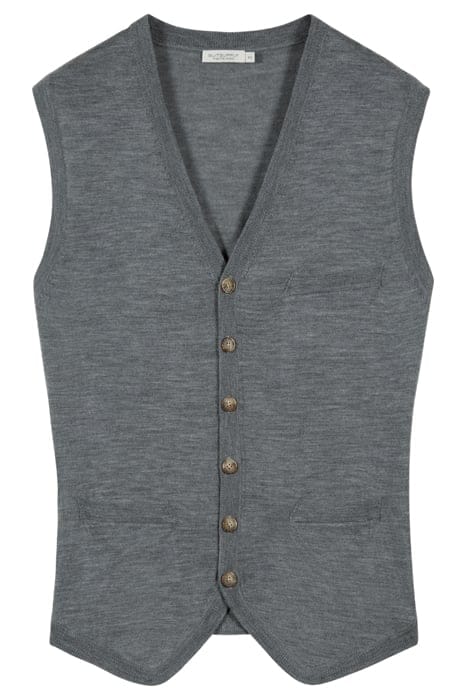 WAISTCOAT MERINO M.GREY GREY 2