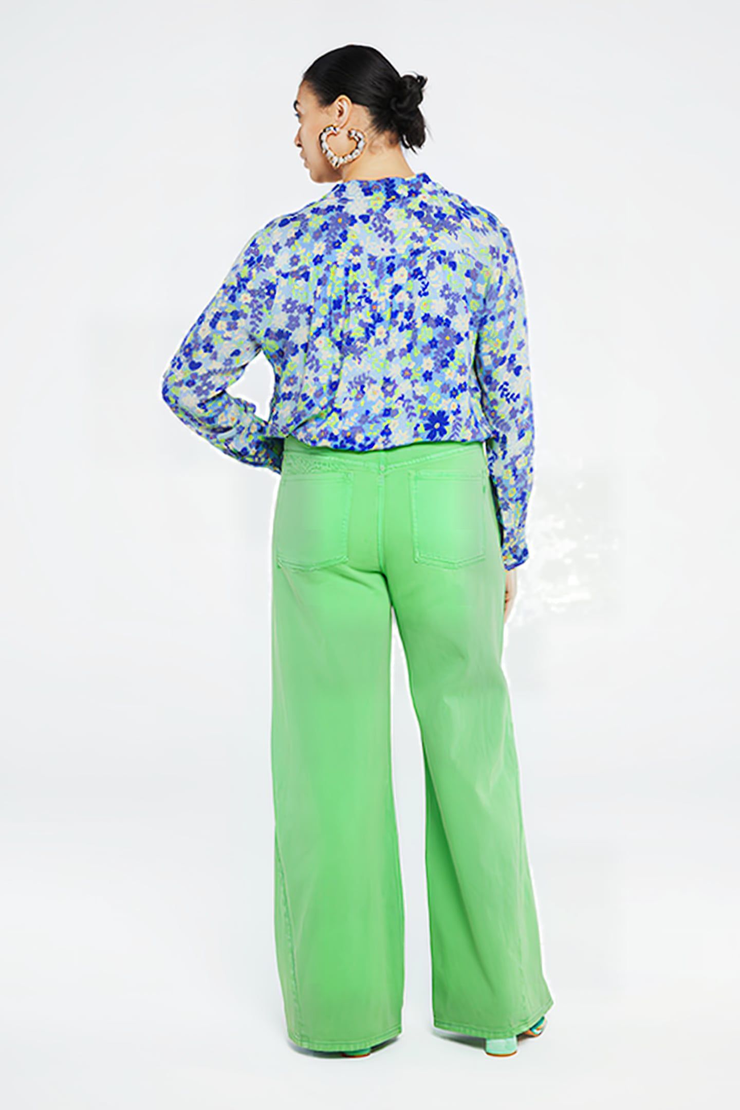 LOT BLOUSE RIAD BLUE/ACAPULCO G 3