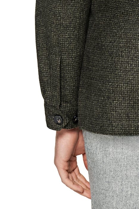 MID GREEN HOUNDSTOOTH GREENWICH SHIRT-JACKET MID GREEN 9