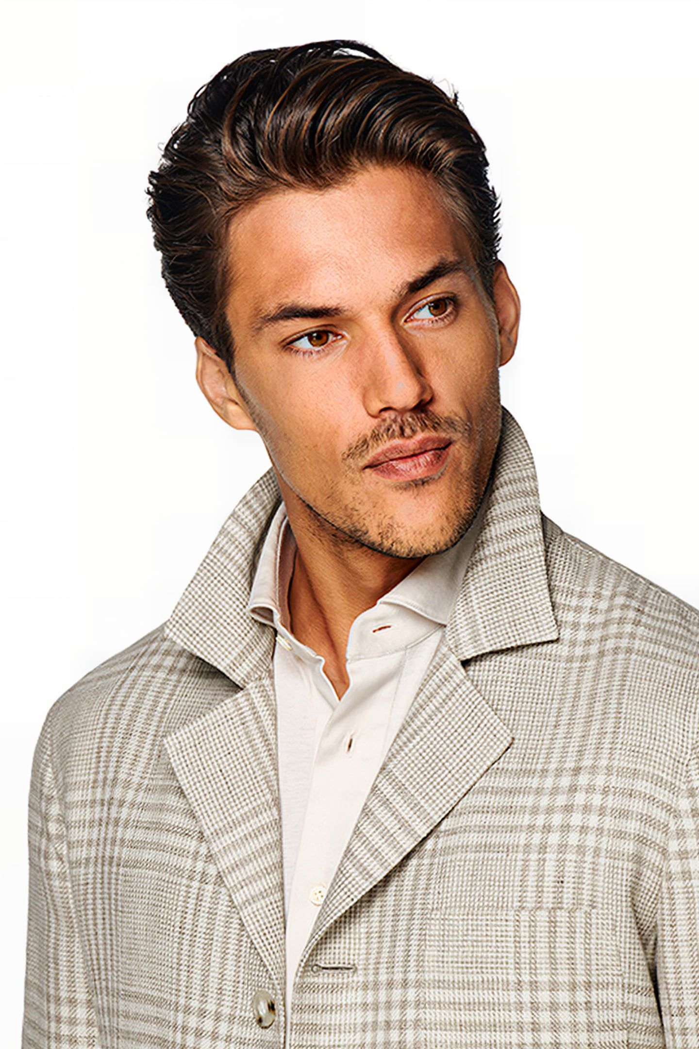 LIGHT BROWN CHECKED GREENWICH SHIRT-JACKET LIGHT BROWN 7