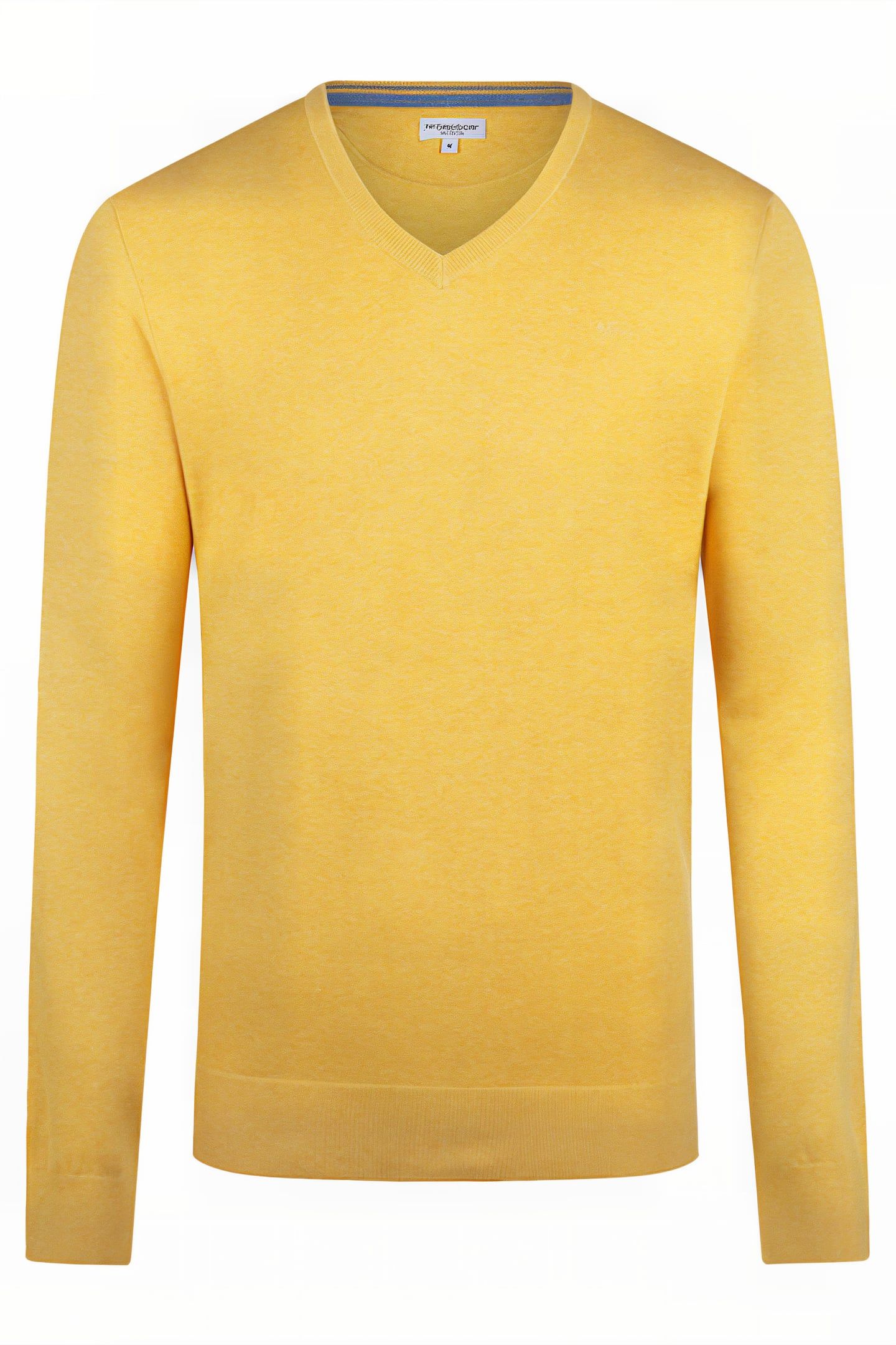 V NECK SWEATER MEDIUM YELLOW 1