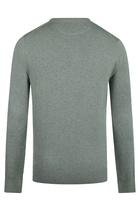 C NECK SWEATER SAGE 2