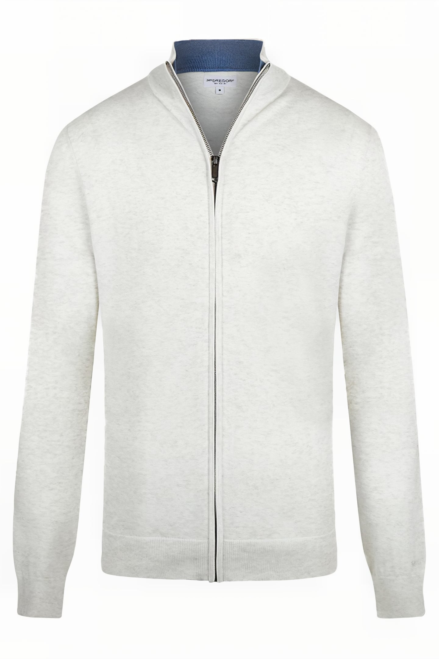 FULL ZIP CARDIGAN OFF WHITE 1