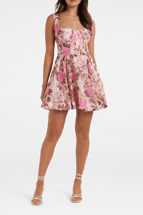 LENNOX CORSET PROM MINI DRESS LUCIA FLORAL 3