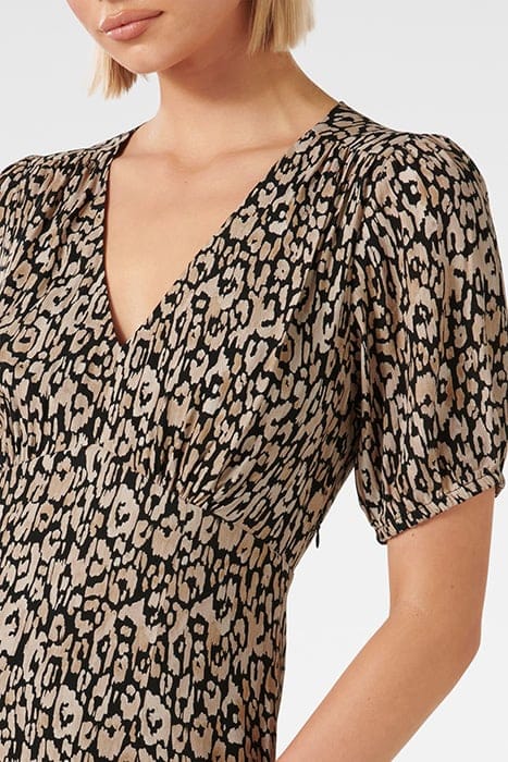 CASA MIDI DRESS PAINTERLY ANIMAL 5