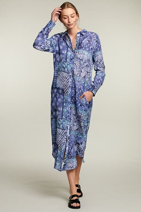BLUE SHIRT DRESS 1