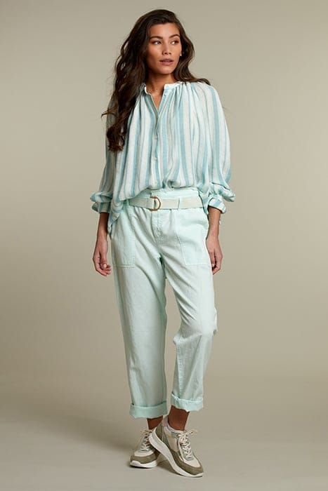 GREEN HIGH WAIST PANTS 3